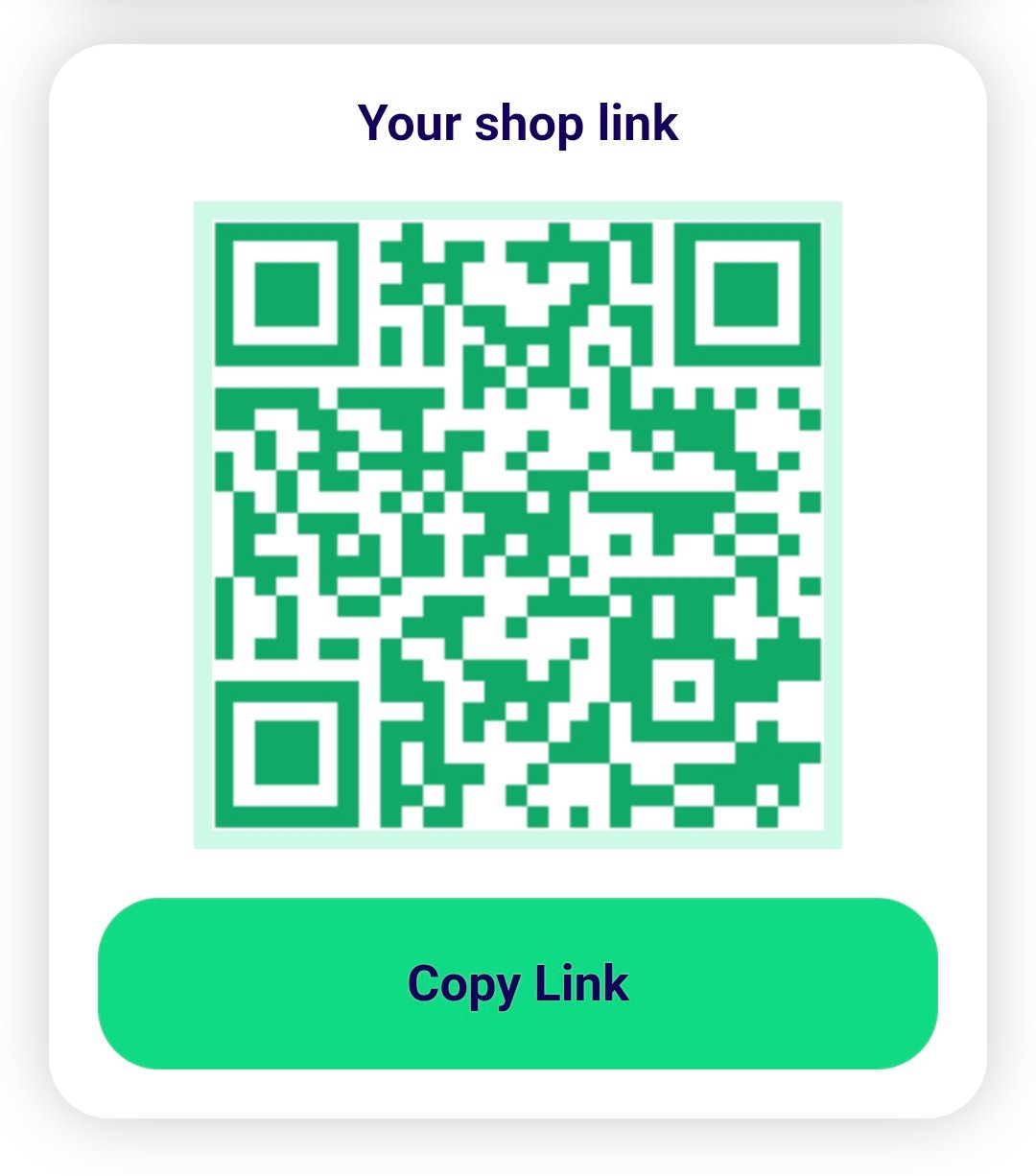 Recibe pedidos con código QR